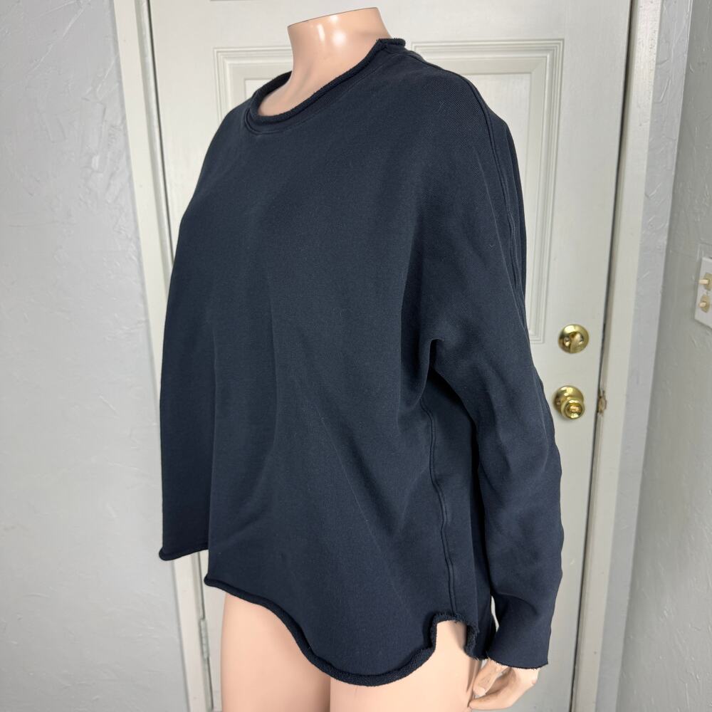 Frank & Eileen Women's Sweatshirt One Size Cotton Long Sleeve Crew neck MM14 - Picture 4 of 8